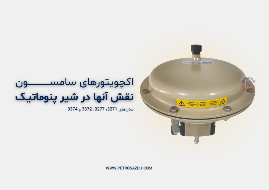 اکچویتورهای سامسون مدل‌های 3271، 3277، 3372 و 3374 و نقش آن‌ها در عملکرد شیر پنوماتیک 3241 | معرفی توسط نمایندگی رسمی سامسون آلمان
